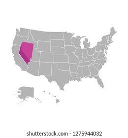 America Maps Vector With Zonning Area & Infographic Design 