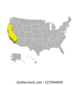 America Maps Vector With Zonning Area & Infographic Design 