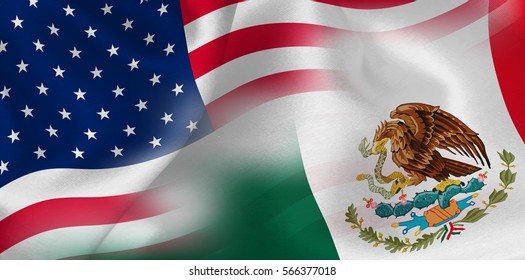 Usa Mexico Flag Images Stock Photos Vectors Shutterstock