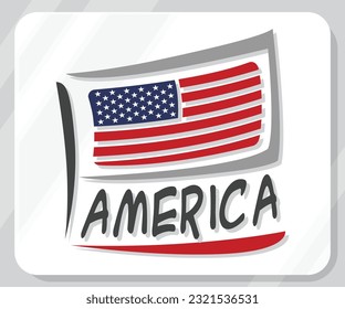 America Pride X Flag Logo