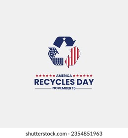 America Recycles day is observed every year on November 15th, recognizes the importance and impact of recycling, which has contributed to American prosperity and the protection of our environment.
