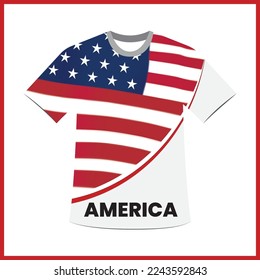 America Shirt Design and Flag Shirt Design
