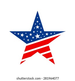 America star vector icon