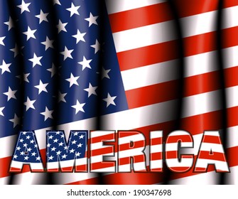 AMERICA Stars and Stripes Background