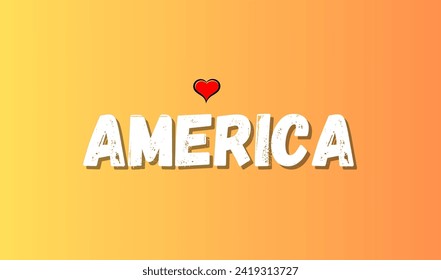 America text inspirational and motivational  Calligraphic and typographic Vector and posters, menu design, invitation and greeting cards t-shirts design hoodies and mug design.