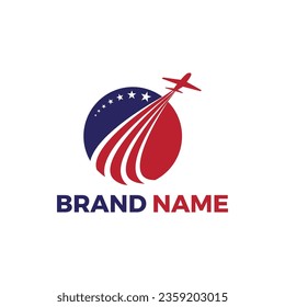 america tour logo vector template