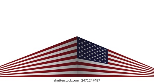 america usa flag background square 