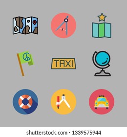 america vector icon set
