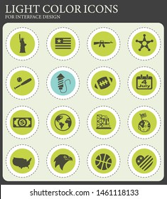 america web icons for user interface design