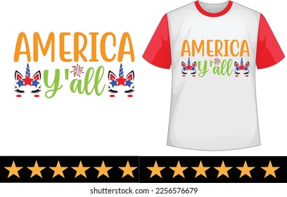 America Y'all svg t shirt design