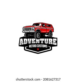 american adventure car, suv logo vector