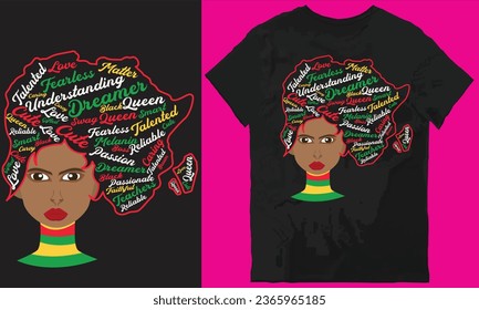 American African t-shirt design t-shirt design vector file