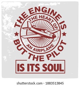 American Air force vector graphic, typographic for poster, vintage, label, badge, logo,  t-shirt and apparel. print design.