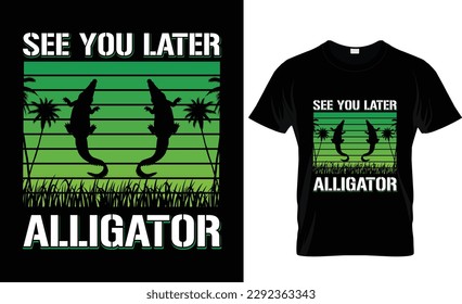 American alligator t-shirt design for USA.Furious American alligator water retro vintage poster animal jungle funny trendy for man shirt. new American alligator t-shirt design and graphic vector.