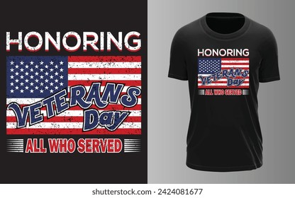 American Army veteran t-shirt design. military custom shirt with American flag. print black or white t-shirt Design. army t-shirt design.