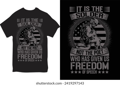 American army veteran t-shirt, Us veteran t-shirt design