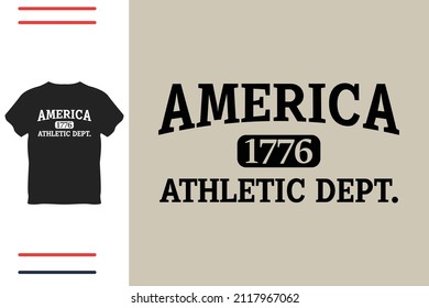 American athletic department t shirt 