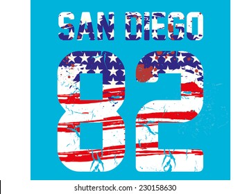 American athletic sport vector art