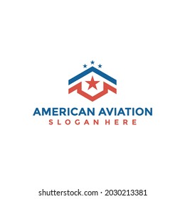 American Aviation College Logo Design