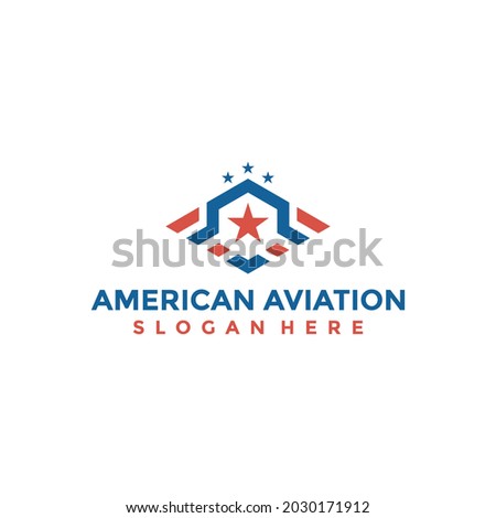 American Aviation College Logo Design