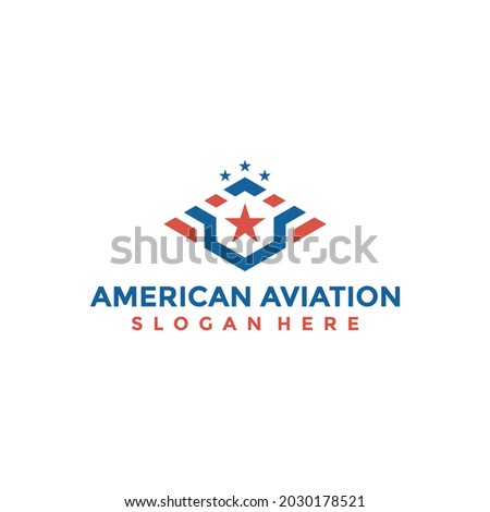 American Aviation College Logo Design