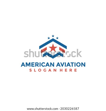 American Aviation College Logo Design