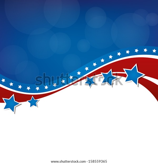 American Background Design Stock Vector (Royalty Free) 158559365