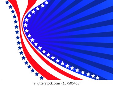 American background for Independence Day on July 4