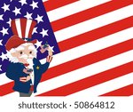 american background with uncle sam