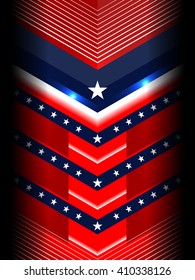 american backgrounds modern template, vector illustration