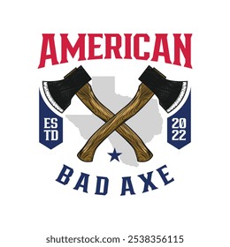 American Bad Axe Logo Design