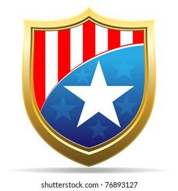american badge