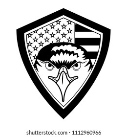 american bald eagle shield