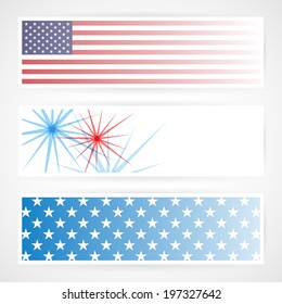 American banners