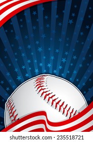 American Baseball Background