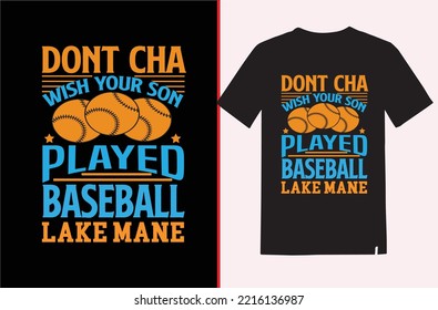  American Baseballdesign typography ready to print premium vectorr