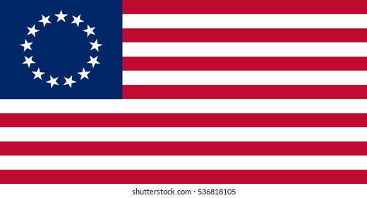 American Betsy Ross FLAG Vector