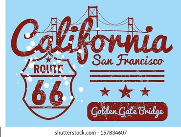 american big city california vector art