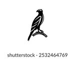 American Bird Osprey Wildlife Illustration Logo Design