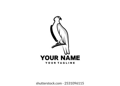 American Bird Wildlife Illustration Logo Design