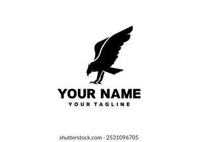 American Bird Wildlife Illustration Logo Design