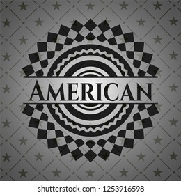 American black emblem. Vintage.