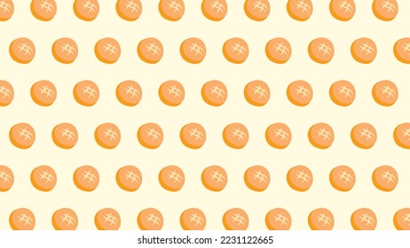 American bread design background banner pattern