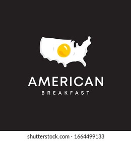 American Breakfast Fun Logo Design