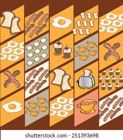 american breakfast pattern