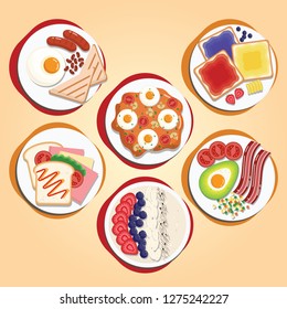 American Breakfast Set