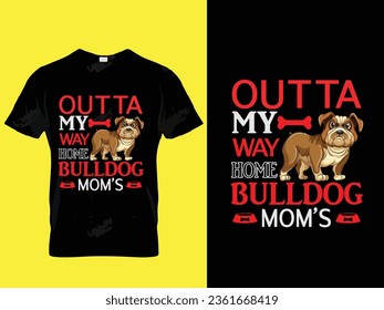 American bulldog t shirt design 