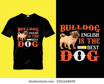 American bulldog t shirt design 