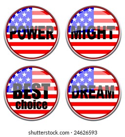American buttons