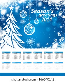 American Calendar 2014